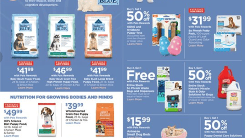 Petco Baby Blue Circular Feature